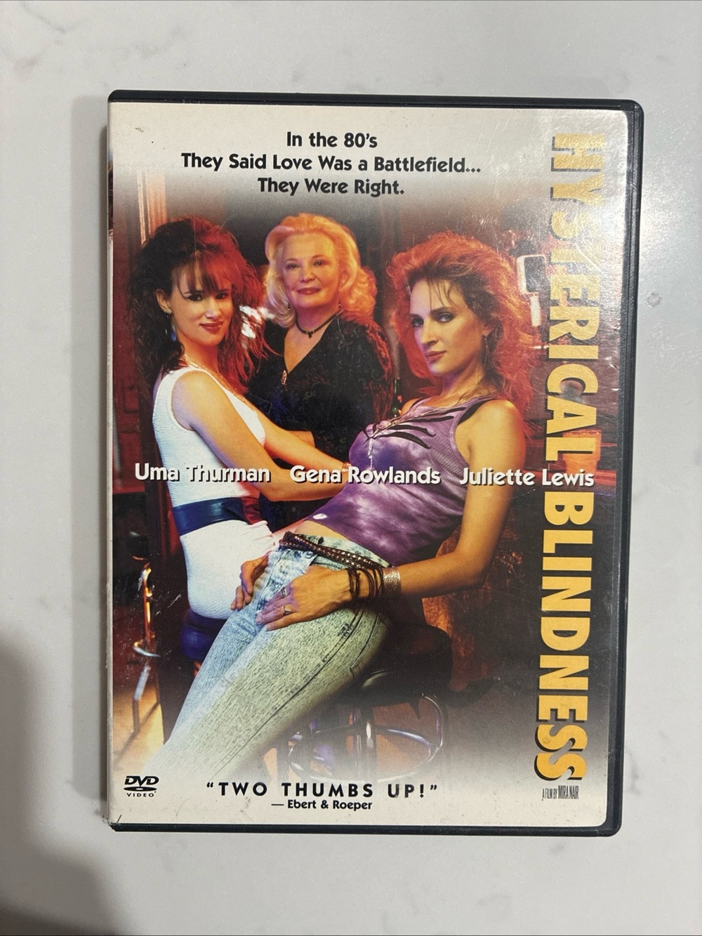 Hysterical Blindness DVD